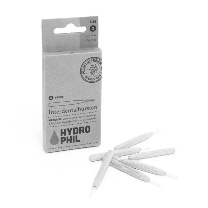 Hydrophil Bambusový mezizubní kartáček (6 ks) 0,60mm